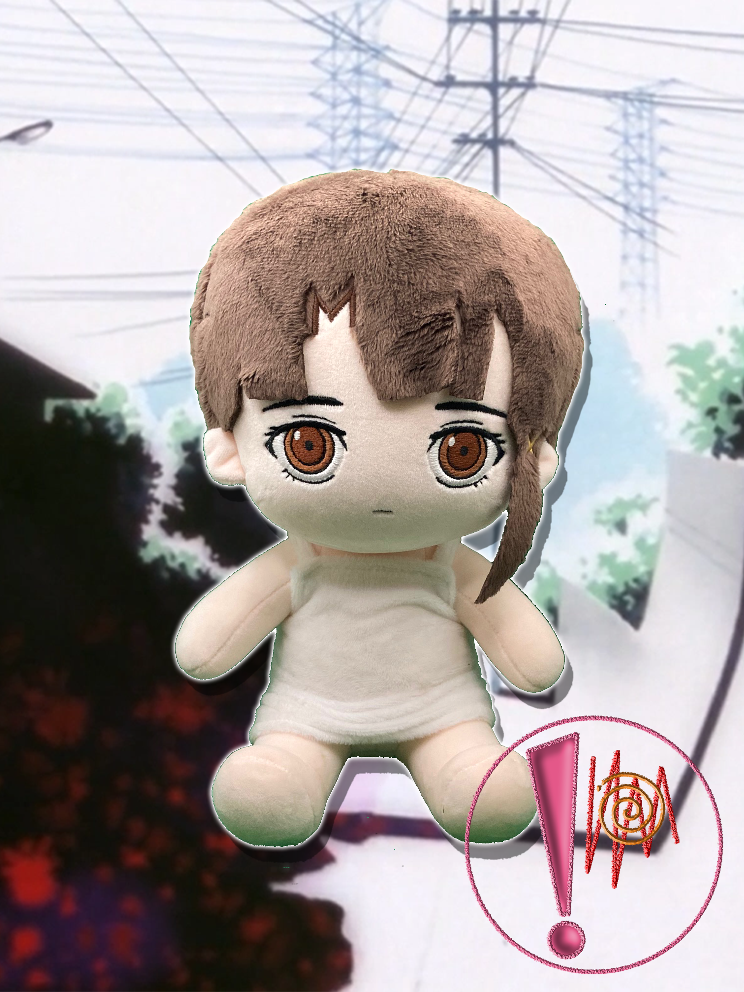 lain ぬいぐるみ Wired Lain Plush! (PreOrder) – PeakFigures